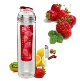 Fruitcola Dome Fruit Infuser Water Bottle (Color: YELLOW)